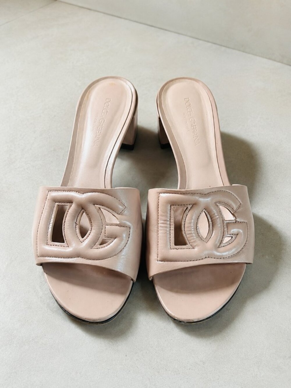 Dolce & Gabbana Women's Heeled Sandals Size 7.5 – Elegant Designer Shoes